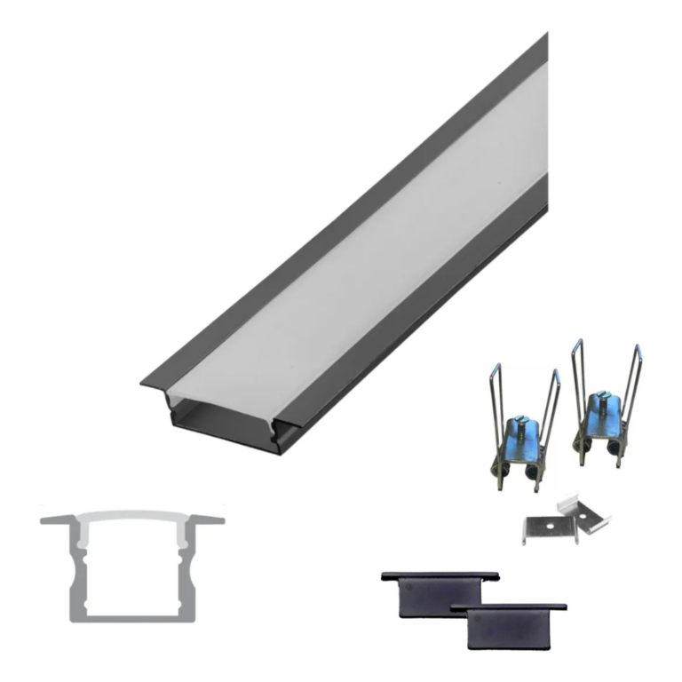 Perfil Embutir 34x17mm 4